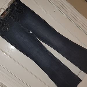 L.e.i retro circa 2000s wide leg stretch jeans